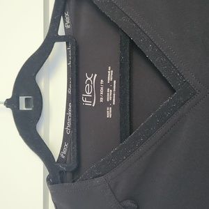 Cherokee iflex xs scrub top black